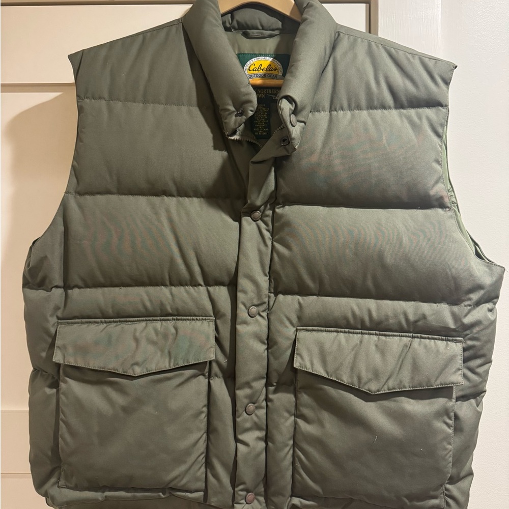Cabela's Olive Quilted Vest for Men